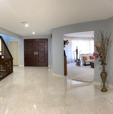 Main floor renovation. An outdated main floor was converted into a fresh, modern space!