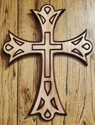 Handmade wood cross