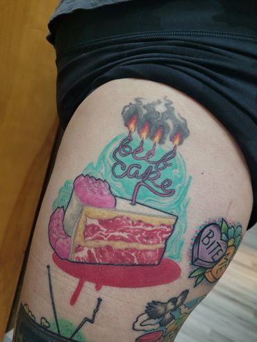 Healed beef cake!