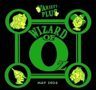 Green-themed Wizard of Oz poster with main characters and May 2026 date.