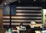 Barn wood flag 17'x9' 