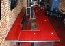 custom metallic epoxy bar top