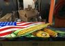 Hand painted bar top epoxy coating