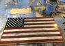 Barn wood flag 5'x7'
