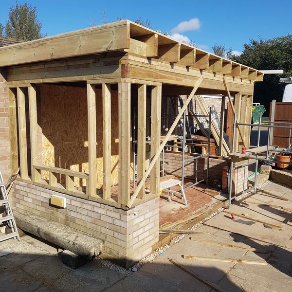 Insulated conservatory conversion near Folkestone Hythe Kent 