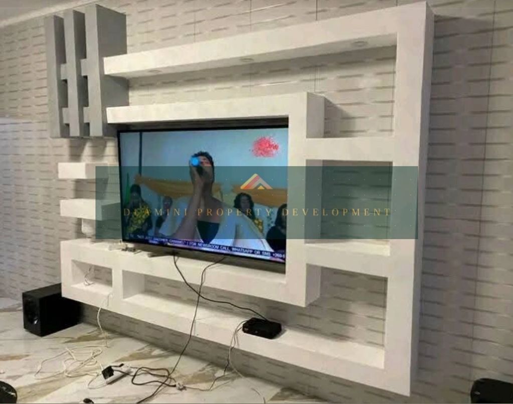 Drywall TV stand