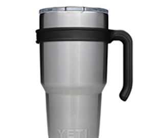 REAL YETI 30 Oz. Travel Mug With Stronghold Lid Laser Engraved Rescue Red  Stainless Steel Yeti Rambler Vacuum Insulated YETI 