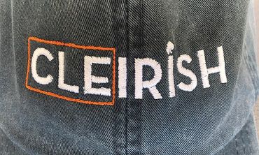 cleveland irish embroidery on dad hat