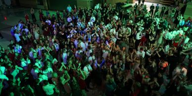 Twin Cities school dance DJ keeping students dancing at a high-energy event in Prior Lake.