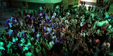 Twin Cities school dance DJ keeping students dancing at a high-energy event in Prior Lake.
