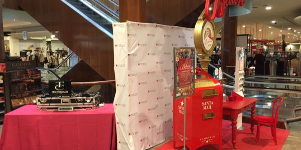 "Retail promo in store holiday event dj services party fun."