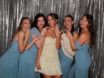 Bridal Party in the photo booth at a Surprise, AZ Wedding