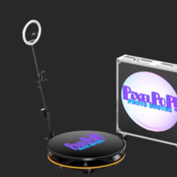 Fully branded 360 photo booth spreads brand awareness with every video made. Marketing made easy!