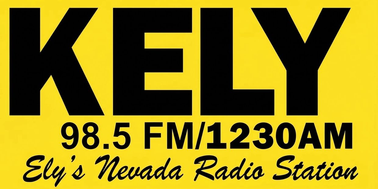 Logo for KELY Ely's Nevada Radio Station.