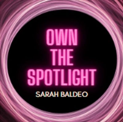 AI Keynote, Sarah Baldeo, releases her book "Own the Spotlight," available on Google Play