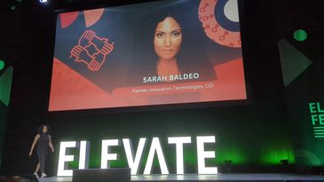 Sarah Baldeo AI Keynote Speaker at ELEVATE Festival in September 2023