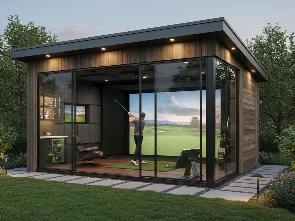 Minnesota golf simulator installation
