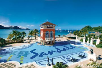 Grande St. Lucia, Sandals, all inclusive resort