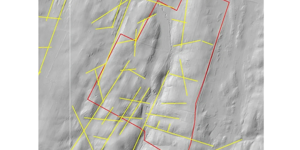 Fracture Trace Analysis of shale bedrock, northern Shenandoah Valley, Virginia.
