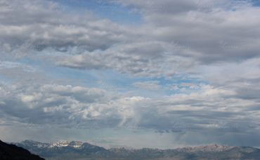 Photo of blue skies and clouds in Washington