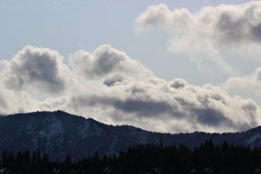 Photo of blue skies and clouds in Washington