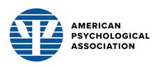 Logo of the American Psychological Association with a stylized psi symbol.