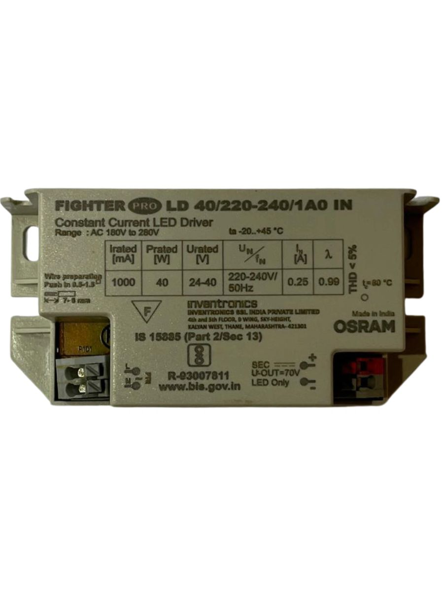 INVENTRONICS FIGHTER PRO LED DRIVER 40W 1A0 24-40V IN