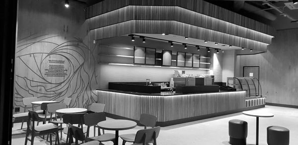 Interior cafe design for a coffee shop, we worked on international brands, we understand strategy