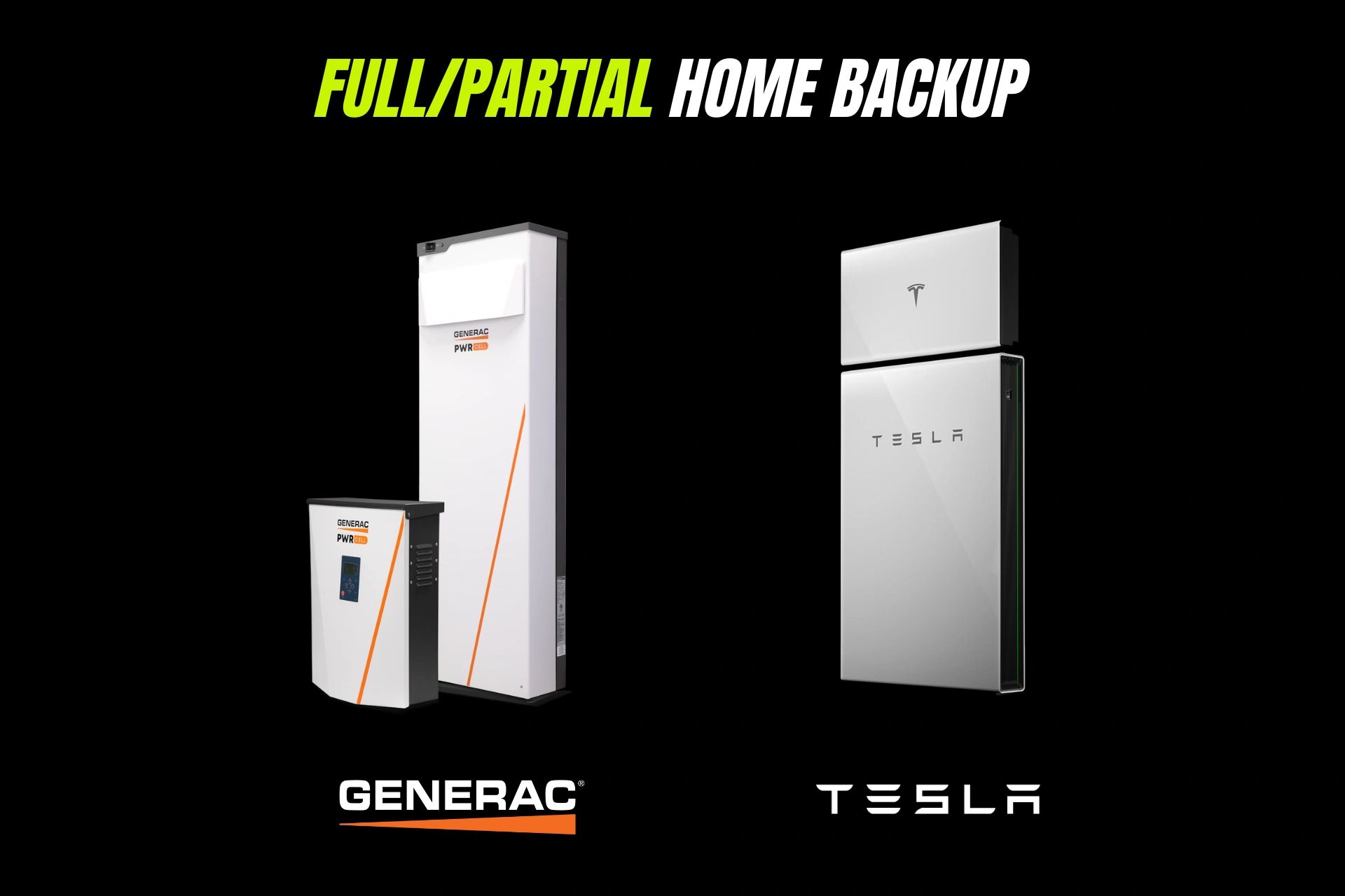 tesla and generac batteries