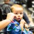 Child's haircut at Rhapsody Boutique Salon and Spa located downtown Claremore OK.