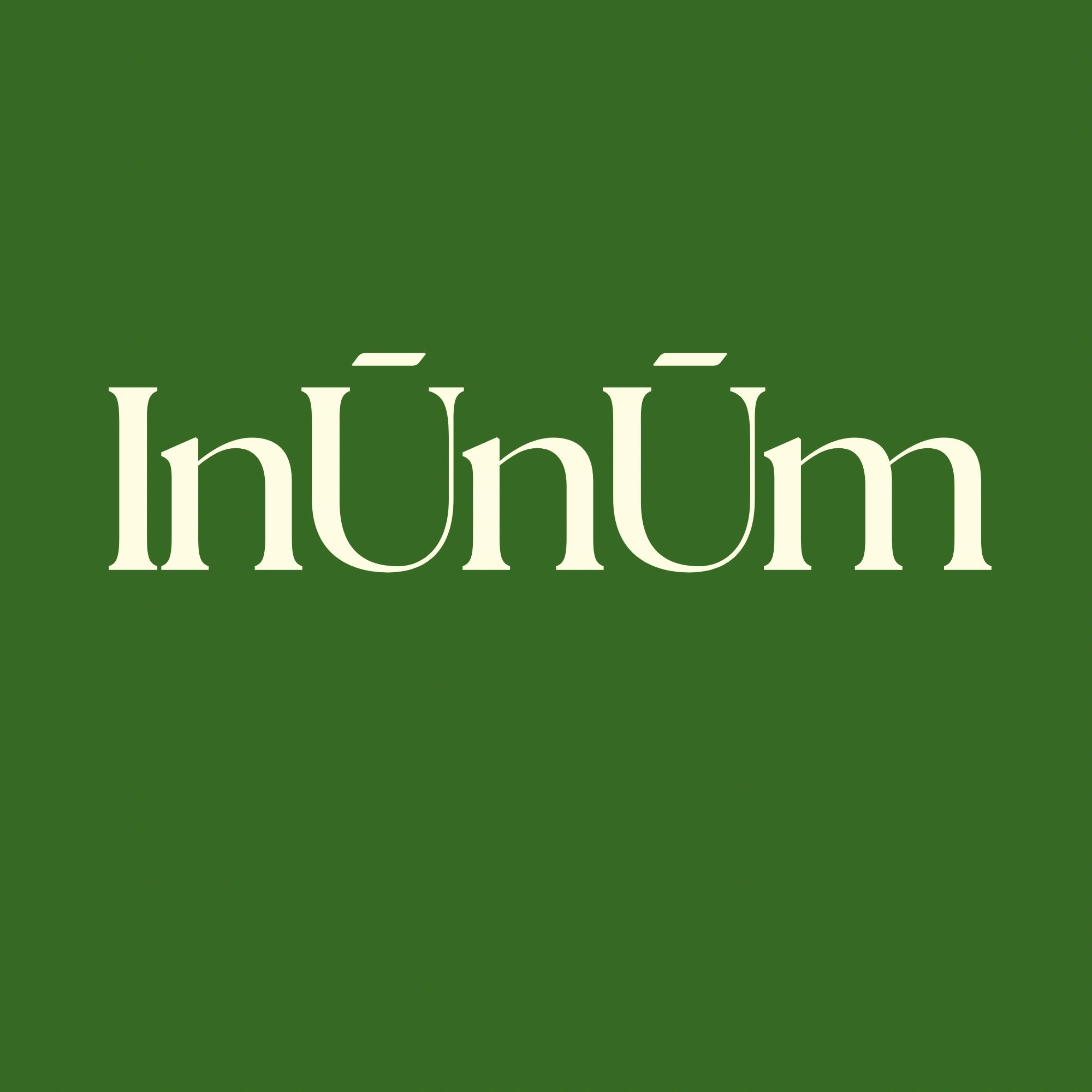 Logo of InUmbra with green and cream colors.
