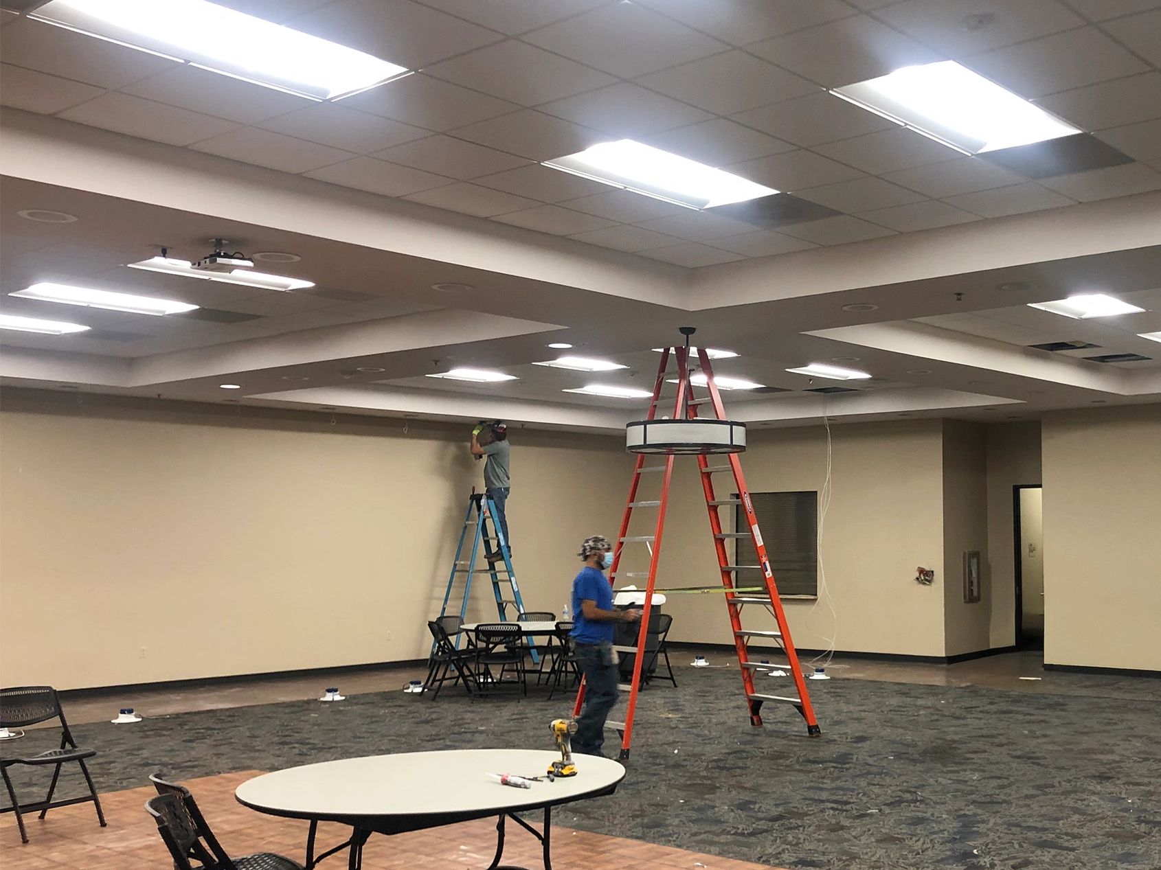 wattedge lighting installation crew lighting services page