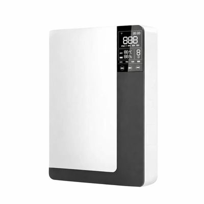 Modern air purifier with digital display.