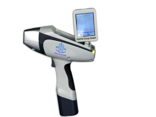 Handheld scientific device with screen by Healvita Group GmbH.