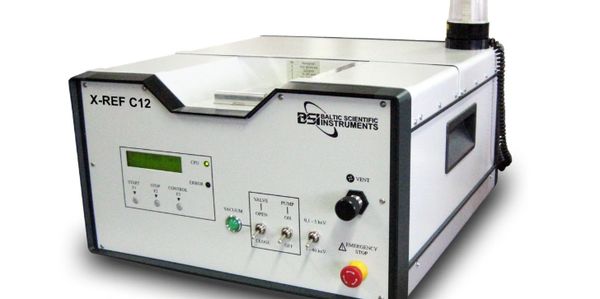 Scientific instrument named X-REF C12 by Baltic Scientific Instruments.