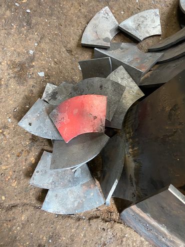 Pump impellers are produced 100% in our shop, forged, formed and machined to specifically fit each p