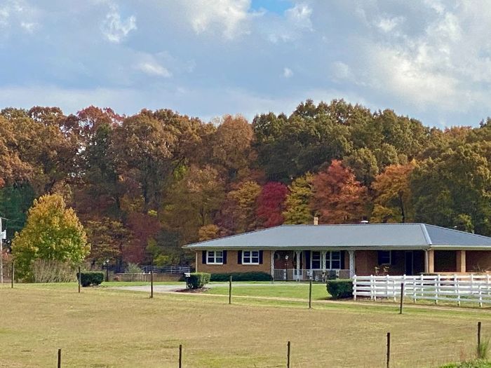 Farm house in fall