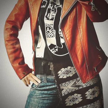 modern and ethnic combo