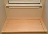 Unpainted Window Seat with Storage