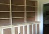 Unpainted Library with Murphy Bed