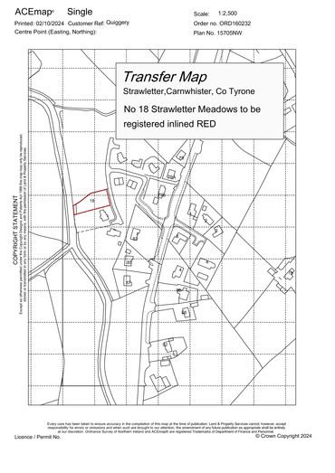 Transfer Map for First Registration of Parcel of Land 