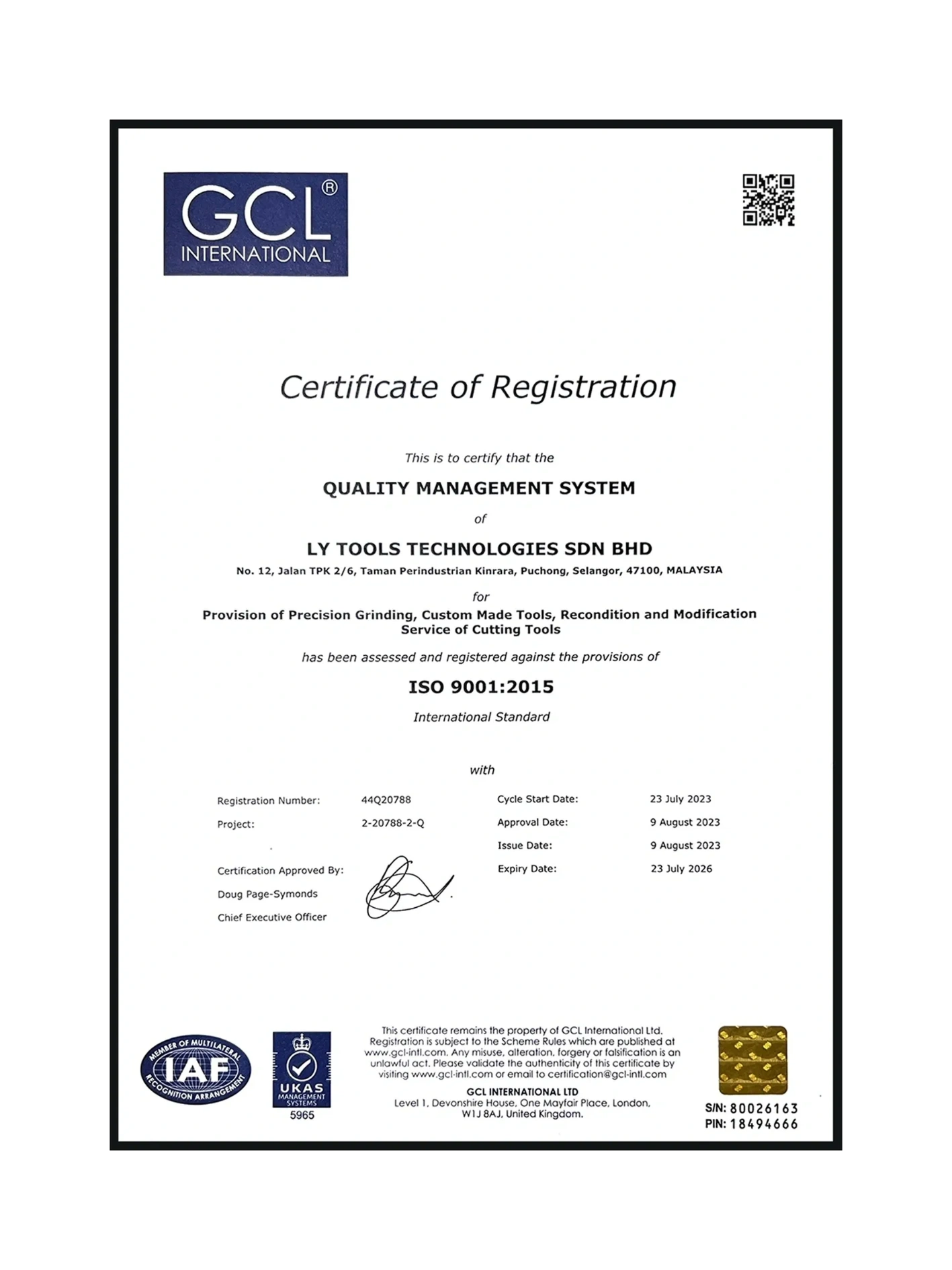 ISO 9001:2015