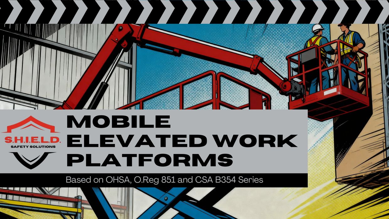Title page of the SHIELD Mobile Elevated Work Platform Deck