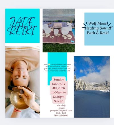 🐺 Wolf Moon Virtual Sound Bath & Reiki Healing 🐺



