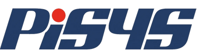 Logo with stylized text 'PiSYS' and a red dot over the 'i'.