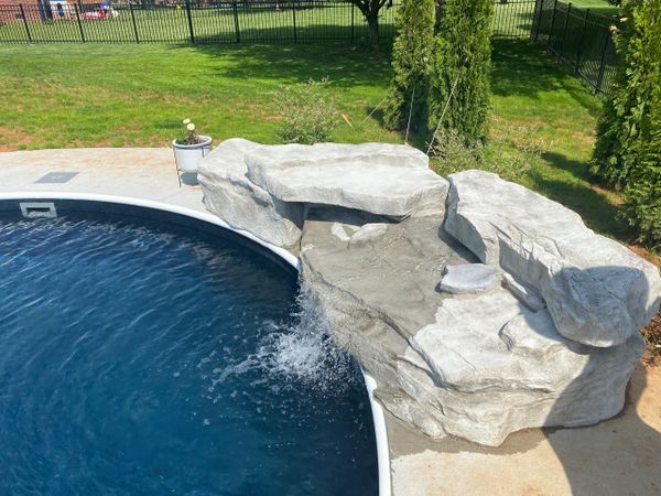 Waterfall for pool