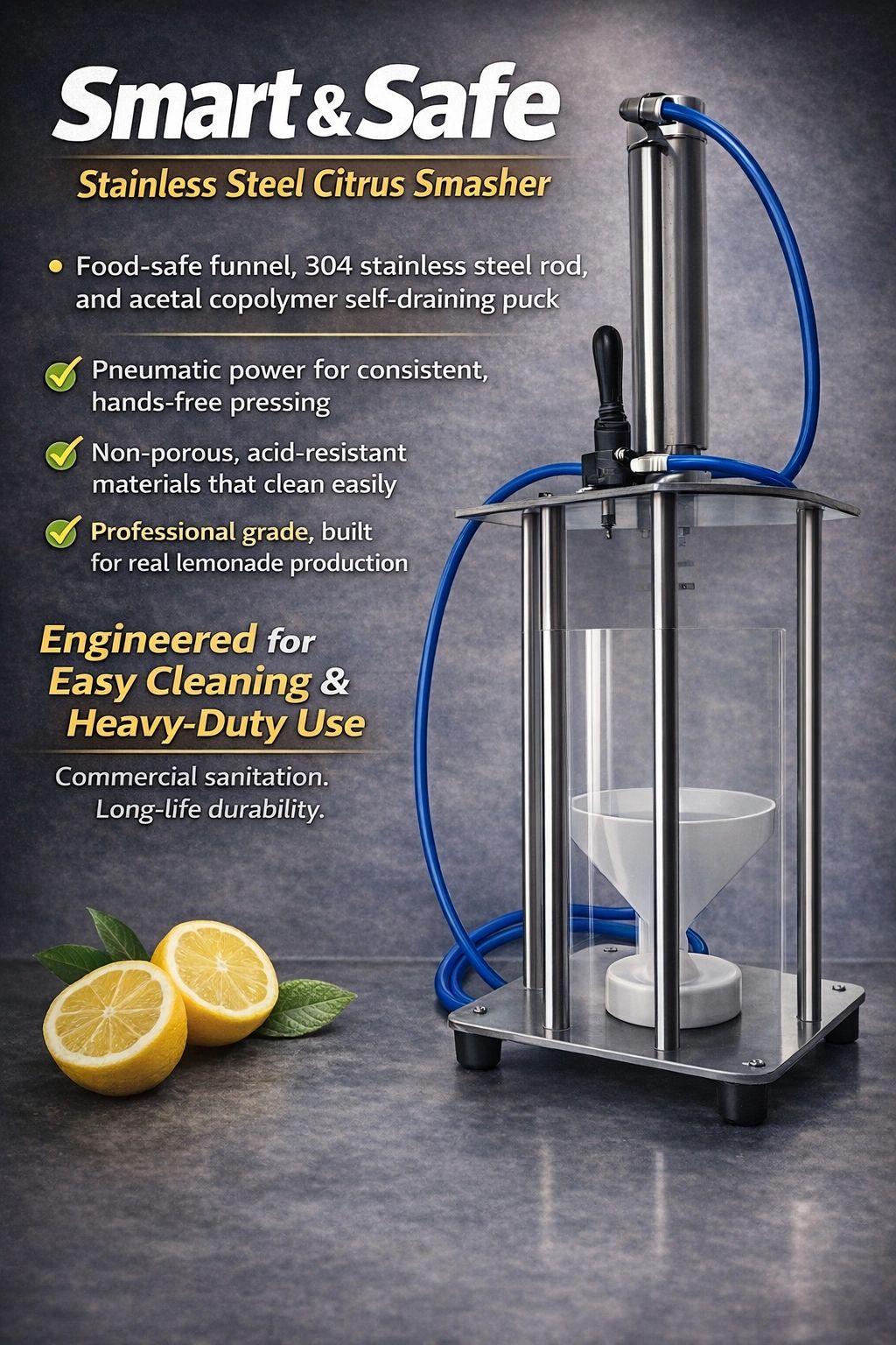 Ultimate Citrus Smasher - Stainless Steel / FREE SHIPPING