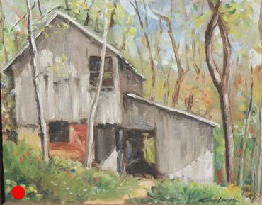 Harlan's Studio, 8"x10", oil