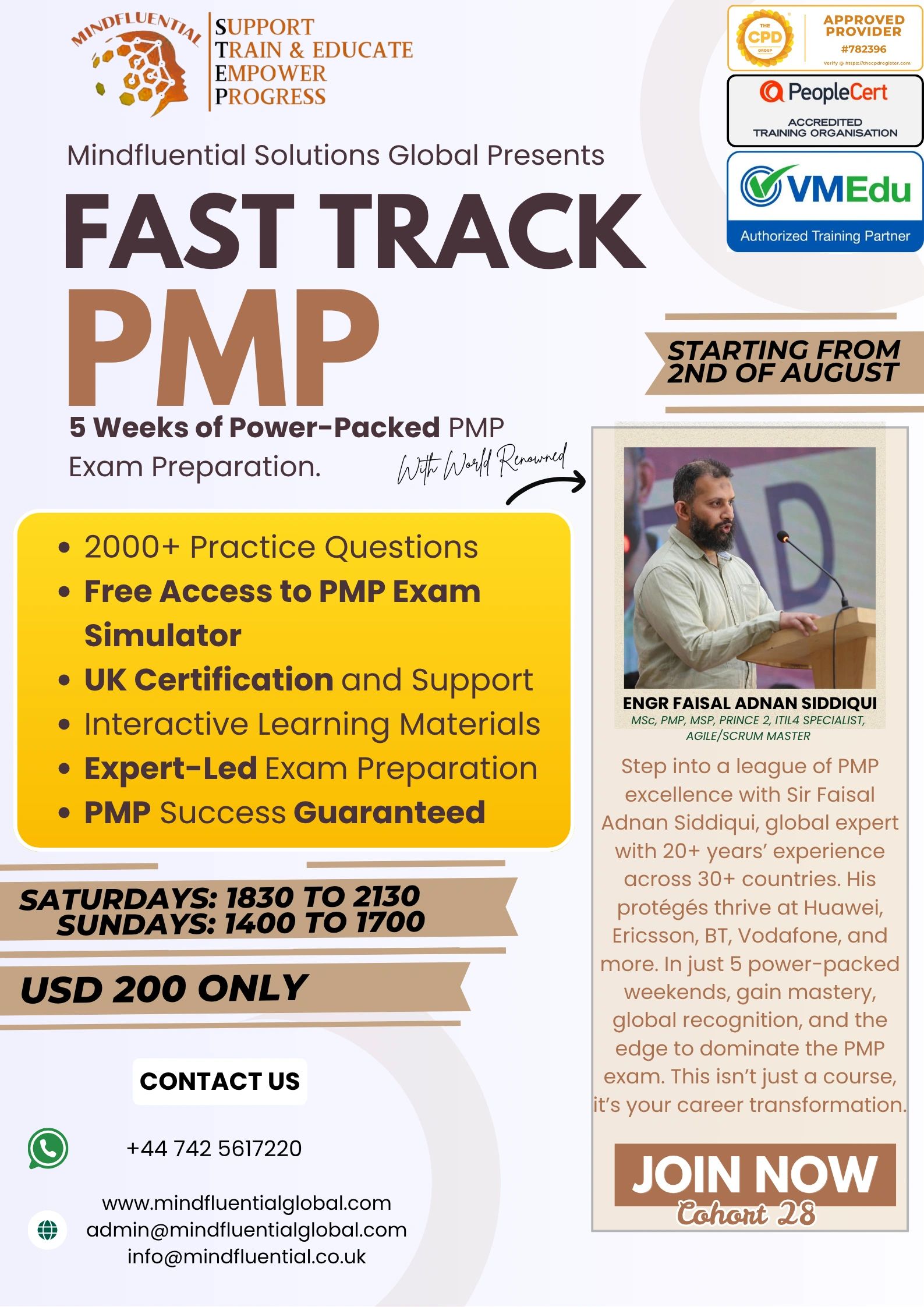 FAST TRACK PMP EXAM PREP