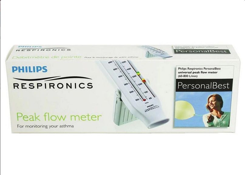 Philips Respironics Personal Best Peak Flow Meter.